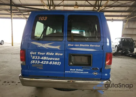 2014 Ford Econoline E350 Super Duty Wagon from USA, damaged, VIN 1FMNE3BLXEDA20557